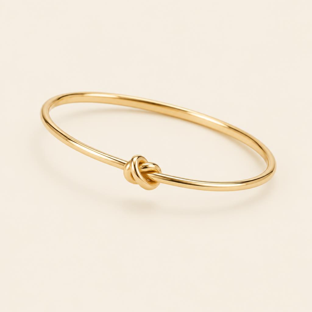 Nodo Bangle in Oro