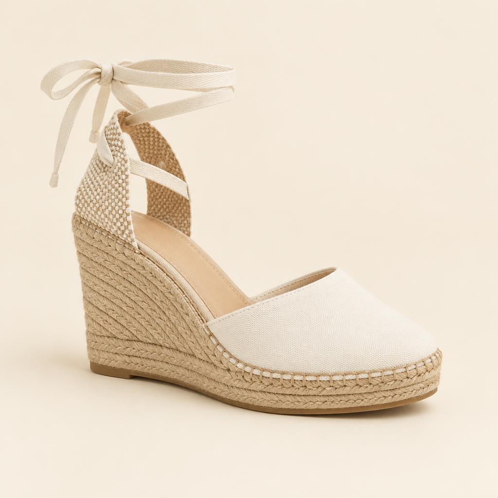 Riviera Espadrille in Bianco