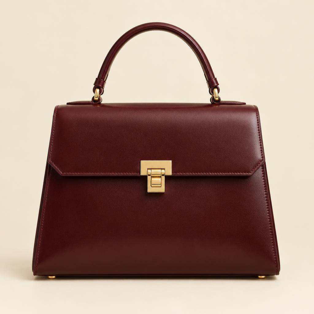 Ambra Satchel in Vino