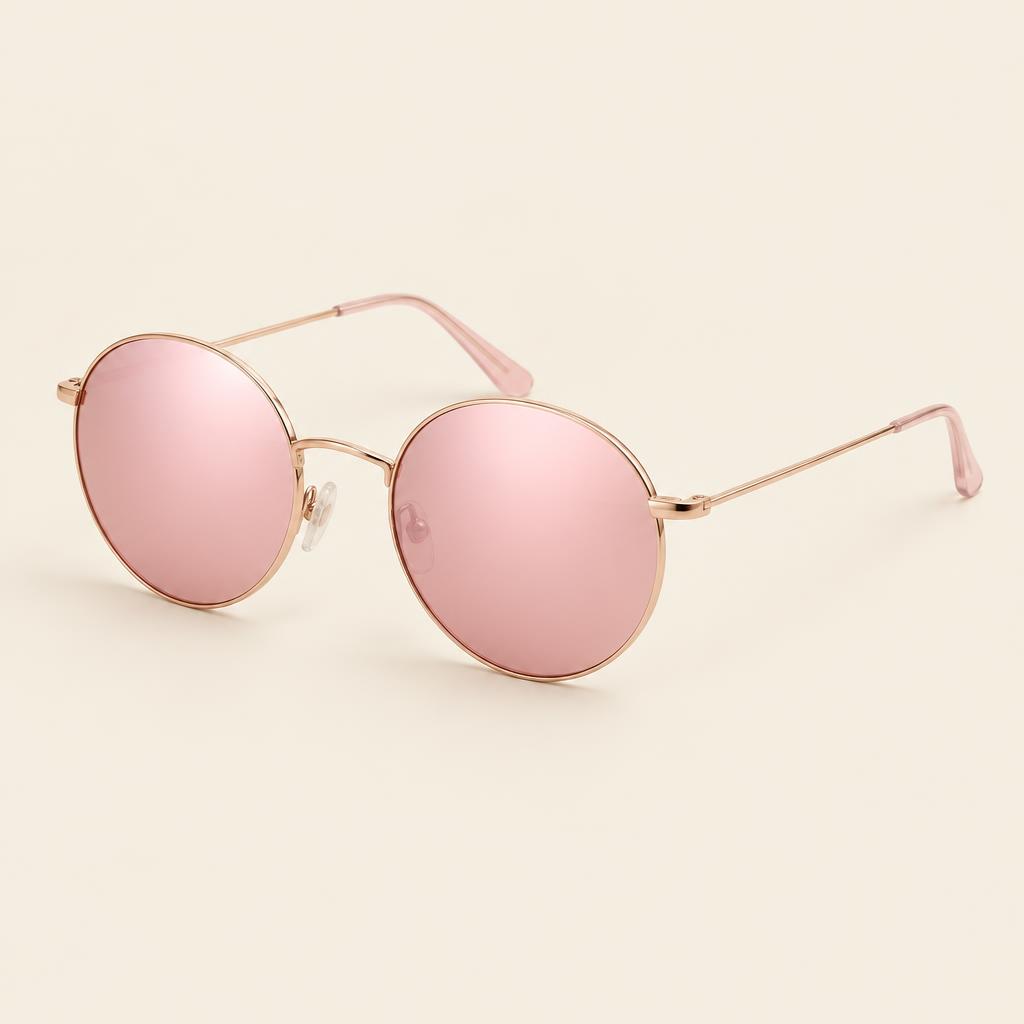 Lente Round in Rosa